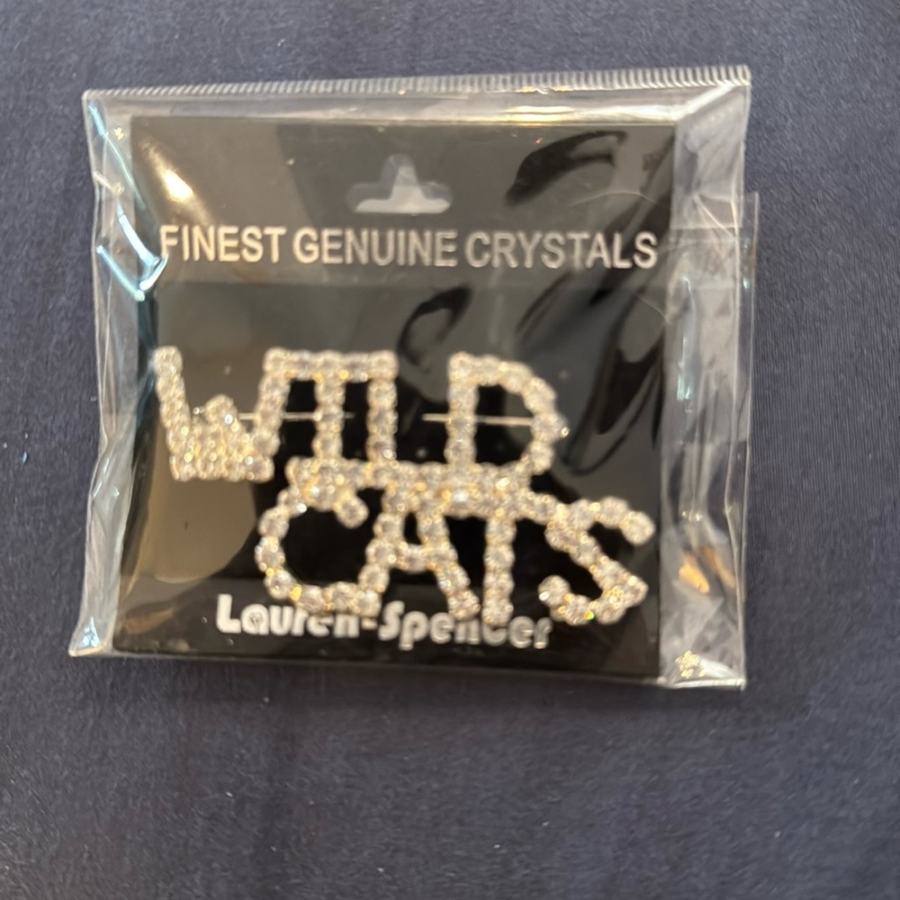 Lauren Spencer Crystal wildcats pin